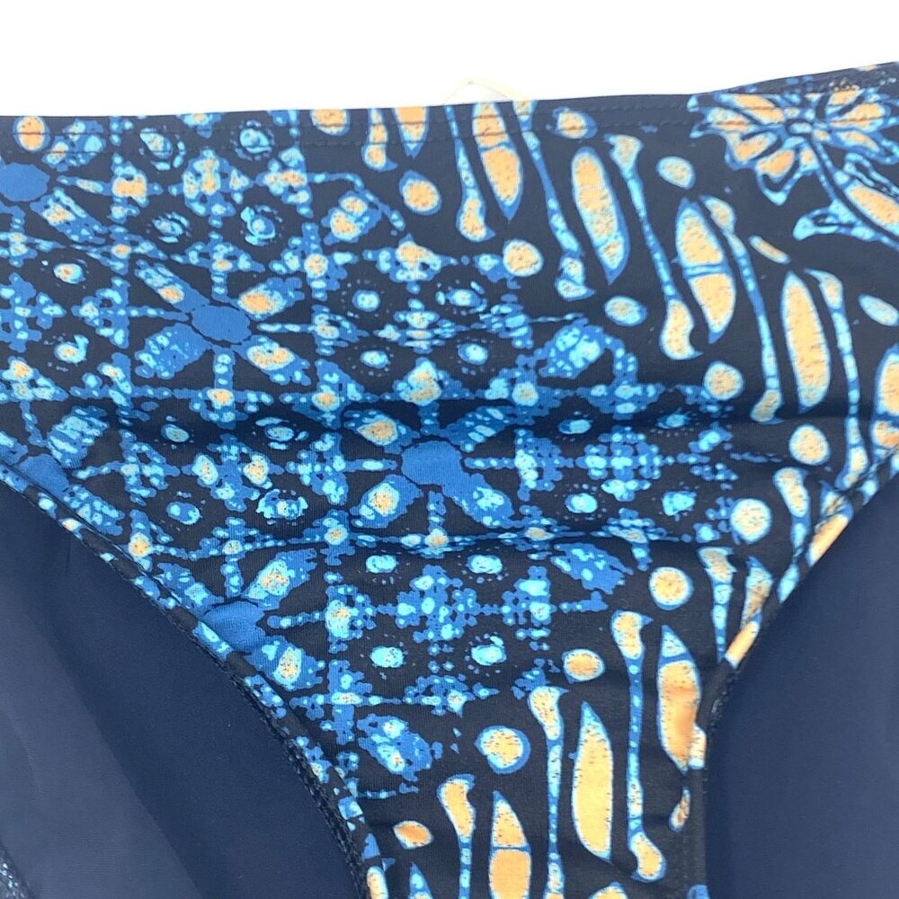 Ulla Johnson NWT Dani Bikini Bottom Pattern Azure Size Small Tropical  B21 - Picture 8 of 14